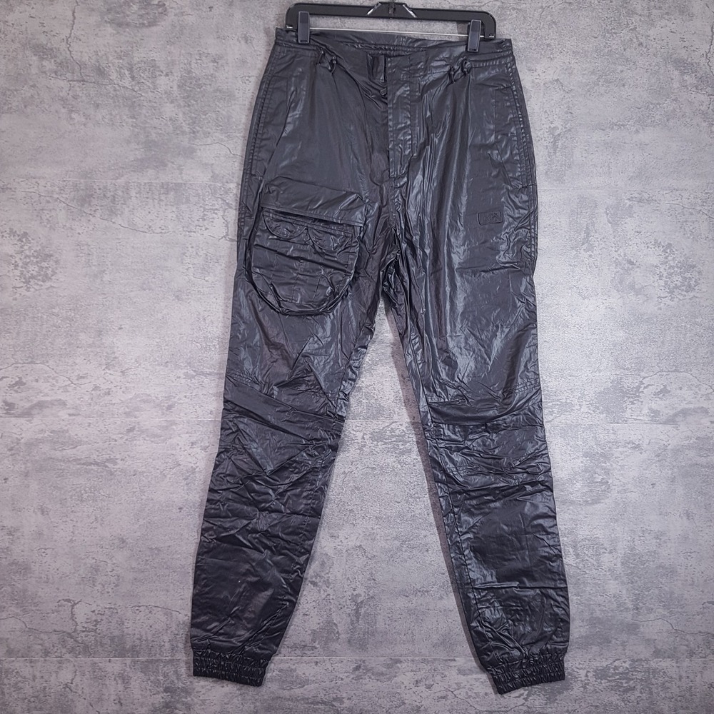 PRPS Goods & Co Sample Waxed Cargo Pants Mens 32 Black